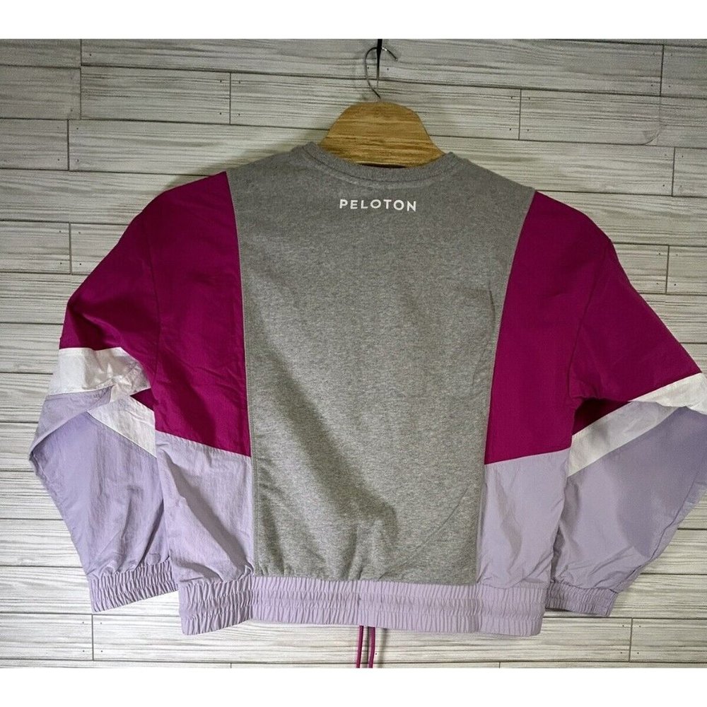 Peloton Womens Chic Fabric Mix Pullover Cinch Waist Size Extra Large NWT $102.00 - Picture 2 of 7